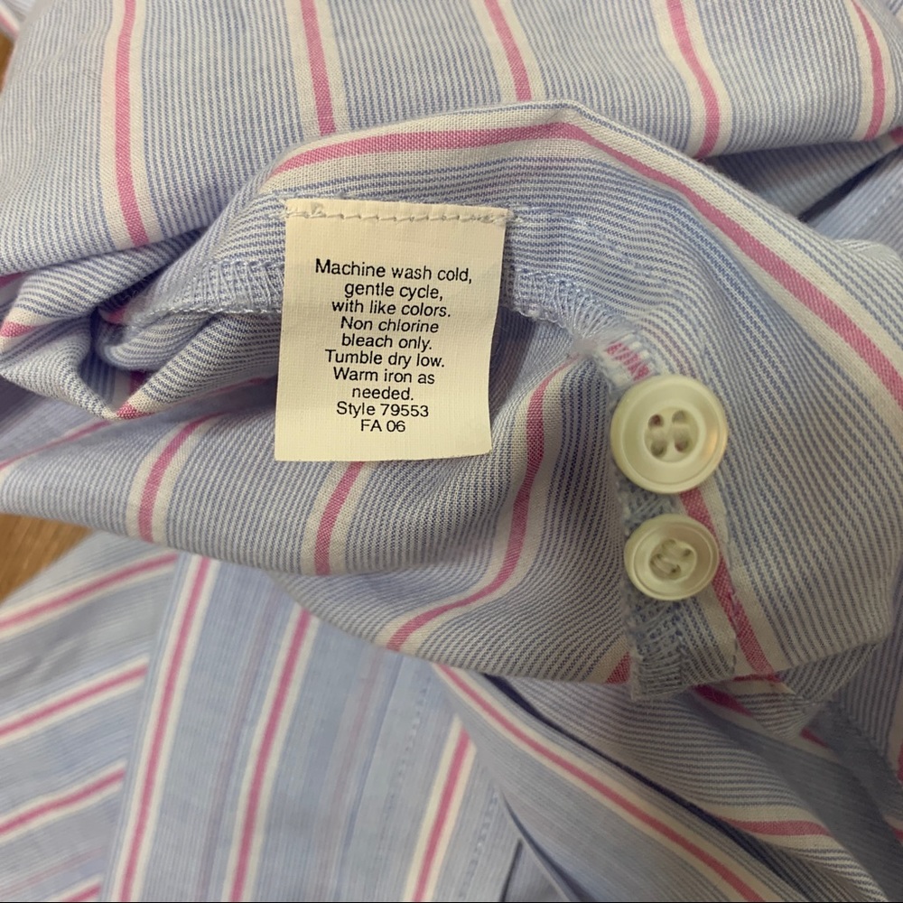 Tuxedo Style Striped Button Down - image 5